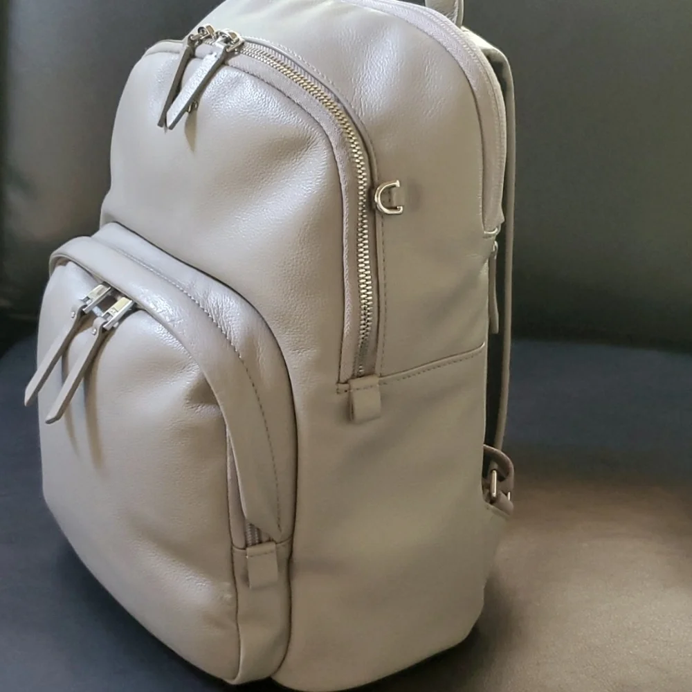 NWOT Tumi Voyageur Dori Fine Grain Cow Leather Backpack